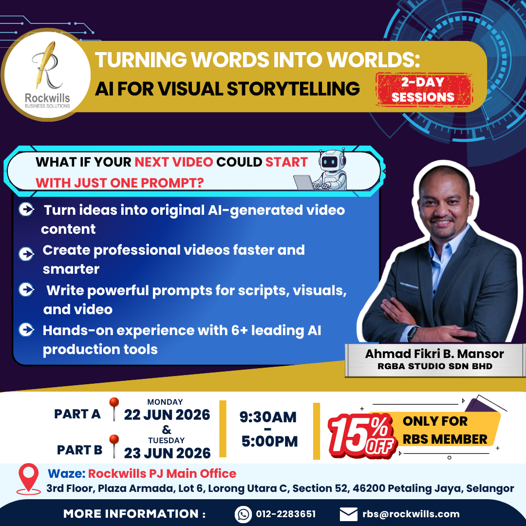 RBS Workshop - Turning Words into Worlds:  AI for Visual Storytelling 20260622 & 20260623
