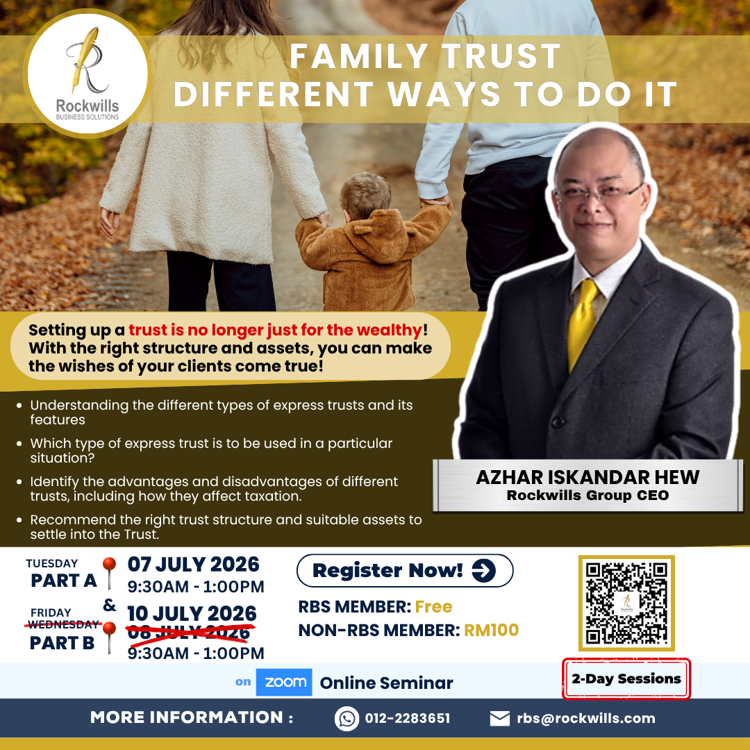 RBS Workshop - Family Trust - Different Ways to Do It 20260707 & 20260710