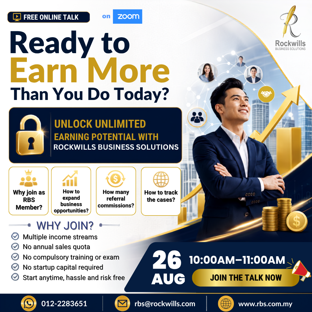 RBS Workshop - Unlock Unlimited Earning Potential with RBS (English) 20260826