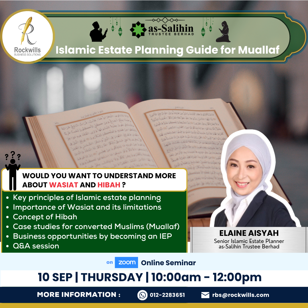 RBS workshop - Islamic Estate Planning Guide for Muallaf 20260910